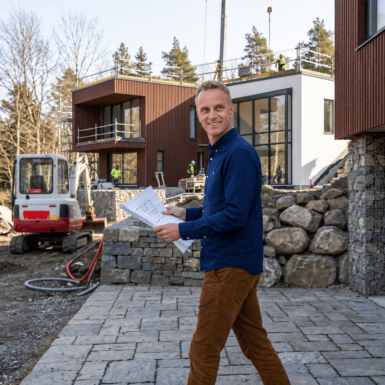 Footprint Construction – på byggarbetsplatsen